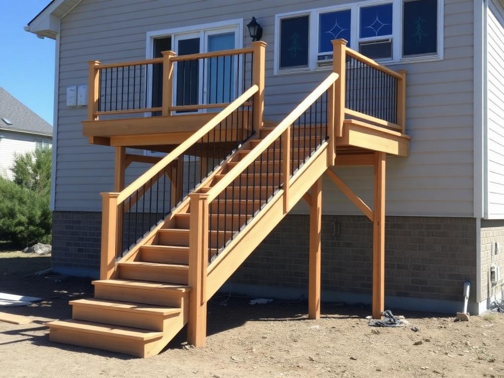 Exterior Staircase & Landing